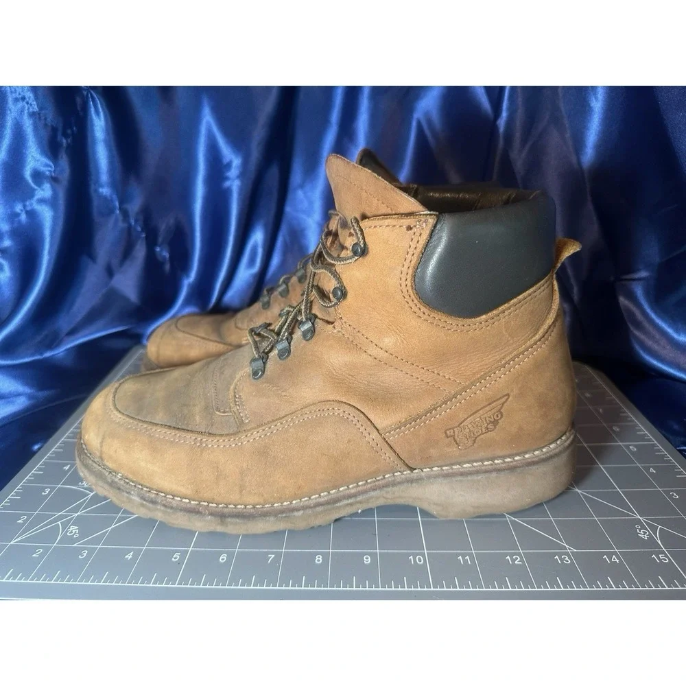 Red Wing Mens Size 11.5D Boots Brown Leather & Boot Oil  Dynaforce ASTM F2892-11
